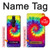 W2884 Tie Dye Swirl Color Funda Carcasa Case y Caso Del Tirón Funda para Sony Xperia Pro-I