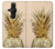 W3490 Gold Pineapple Funda Carcasa Case y Caso Del Tirón Funda para Sony Xperia Pro-I