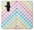 W3499 Colorful Heart Pattern Funda Carcasa Case y Caso Del Tirón Funda para Sony Xperia Pro-I