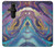 W3676 Colorful Abstract Marble Stone Funda Carcasa Case y Caso Del Tirón Funda para Sony Xperia Pro-I