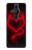 W3682 Devil Heart Funda Carcasa Case y Caso Del Tirón Funda para Sony Xperia Pro-I