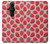 W3719 Strawberry Pattern Funda Carcasa Case y Caso Del Tirón Funda para Sony Xperia Pro-I
