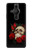 W3753 Dark Gothic Goth Skull Roses Funda Carcasa Case y Caso Del Tirón Funda para Sony Xperia Pro-I