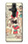 W3820 Vintage Cowgirl Fashion Paper Doll Funda Carcasa Case y Caso Del Tirón Funda para Sony Xperia Pro-I