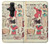 W3820 Vintage Cowgirl Fashion Paper Doll Funda Carcasa Case y Caso Del Tirón Funda para Sony Xperia Pro-I