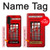 W0058 British Red Telephone Box Funda Carcasa Case y Caso Del Tirón Funda para Samsung Galaxy A13 4G