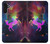 W2486 Rainbow Unicorn Nebula Space Funda Carcasa Case y Caso Del Tirón Funda para Samsung Galaxy A13 4G