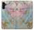 W3717 Rose Gold Blue Pastel Marble Graphic Printed Funda Carcasa Case y Caso Del Tirón Funda para Samsung Galaxy A13 4G