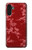 W3817 Red Floral Cherry blossom Pattern Funda Carcasa Case y Caso Del Tirón Funda para Samsung Galaxy A13 4G