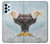 W3843 Bald Eagle On Ice Funda Carcasa Case y Caso Del Tirón Funda para Samsung Galaxy A23