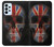 W3848 United Kingdom Flag Skull Funda Carcasa Case y Caso Del Tirón Funda para Samsung Galaxy A23