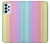 W3849 Colorful Vertical Colors Funda Carcasa Case y Caso Del Tirón Funda para Samsung Galaxy A23