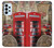 W3856 Vintage London British Funda Carcasa Case y Caso Del Tirón Funda para Samsung Galaxy A23