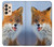 W0417 Fox Funda Carcasa Case y Caso Del Tirón Funda para Samsung Galaxy A33 5G