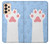 W3618 Cat Paw Funda Carcasa Case y Caso Del Tirón Funda para Samsung Galaxy A33 5G