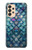W3809 Mermaid Fish Scale Funda Carcasa Case y Caso Del Tirón Funda para Samsung Galaxy A33 5G