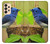 W3839 Bluebird of Happiness Blue Bird Funda Carcasa Case y Caso Del Tirón Funda para Samsung Galaxy A33 5G