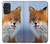 W0417 Fox Funda Carcasa Case y Caso Del Tirón Funda para Samsung Galaxy A53 5G