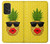 W2443 Funny Pineapple Sunglasses Kiss Funda Carcasa Case y Caso Del Tirón Funda para Samsung Galaxy A53 5G