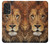 W2870 Lion King of Beasts Funda Carcasa Case y Caso Del Tirón Funda para Samsung Galaxy A53 5G