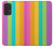 W3678 Colorful Rainbow Vertical Funda Carcasa Case y Caso Del Tirón Funda para Samsung Galaxy A53 5G