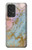 W3717 Rose Gold Blue Pastel Marble Graphic Printed Funda Carcasa Case y Caso Del Tirón Funda para Samsung Galaxy A53 5G