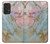 W3717 Rose Gold Blue Pastel Marble Graphic Printed Funda Carcasa Case y Caso Del Tirón Funda para Samsung Galaxy A53 5G