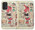 W3820 Vintage Cowgirl Fashion Paper Doll Funda Carcasa Case y Caso Del Tirón Funda para Samsung Galaxy A53 5G