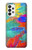 W2942 Brush Stroke Painting Funda Carcasa Case y Caso Del Tirón Funda para Samsung Galaxy A73 5G