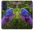 W1565 Bluebird of Happiness Blue Bird Funda Carcasa Case y Caso Del Tirón Funda para Motorola Edge 30 Pro
