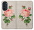 W3079 Vintage Pink Rose Funda Carcasa Case y Caso Del Tirón Funda para Motorola Edge 30 Pro