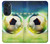 W3844 Glowing Football Soccer Ball Funda Carcasa Case y Caso Del Tirón Funda para Motorola Edge 30 Pro