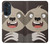 W3855 Sloth Face Cartoon Funda Carcasa Case y Caso Del Tirón Funda para Motorola Edge 30 Pro