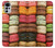 W0080 Macarons Funda Carcasa Case y Caso Del Tirón Funda para Motorola Moto G22