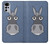 W3271 Donkey Cartoon Funda Carcasa Case y Caso Del Tirón Funda para Motorola Moto G22