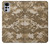 W3294 Army Desert Tan Coyote Camo Camouflage Funda Carcasa Case y Caso Del Tirón Funda para Motorola Moto G22