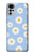 W3681 Daisy Flowers Pattern Funda Carcasa Case y Caso Del Tirón Funda para Motorola Moto G22