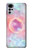 W3709 Pink Galaxy Funda Carcasa Case y Caso Del Tirón Funda para Motorola Moto G22