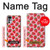 W3719 Strawberry Pattern Funda Carcasa Case y Caso Del Tirón Funda para Motorola Moto G22