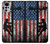 W3803 Electrician Lineman American Flag Funda Carcasa Case y Caso Del Tirón Funda para Motorola Moto G22