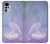 W3823 Beauty Pearl Mermaid Funda Carcasa Case y Caso Del Tirón Funda para Motorola Moto G22