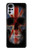 W3848 United Kingdom Flag Skull Funda Carcasa Case y Caso Del Tirón Funda para Motorola Moto G22