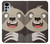 W3855 Sloth Face Cartoon Funda Carcasa Case y Caso Del Tirón Funda para Motorola Moto G22