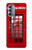 W0058 British Red Telephone Box Funda Carcasa Case y Caso Del Tirón Funda para Motorola Moto G Stylus 5G (2022)