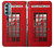 W0058 British Red Telephone Box Funda Carcasa Case y Caso Del Tirón Funda para Motorola Moto G Stylus 5G (2022)