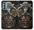 W1685 Steampunk Skull Head Funda Carcasa Case y Caso Del Tirón Funda para Motorola Moto G Stylus 5G (2022)