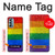 W2683 Rainbow LGBT Pride Flag Funda Carcasa Case y Caso Del Tirón Funda para Motorola Moto G Stylus 5G (2022)