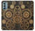 W3442 Clock Gear Funda Carcasa Case y Caso Del Tirón Funda para Motorola Moto G Stylus 5G (2022)