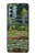 W3674 Claude Monet Footbridge and Water Lily Pool Funda Carcasa Case y Caso Del Tirón Funda para Motorola Moto G Stylus 5G (2022)
