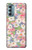 W3688 Floral Flower Art Pattern Funda Carcasa Case y Caso Del Tirón Funda para Motorola Moto G Stylus 5G (2022)